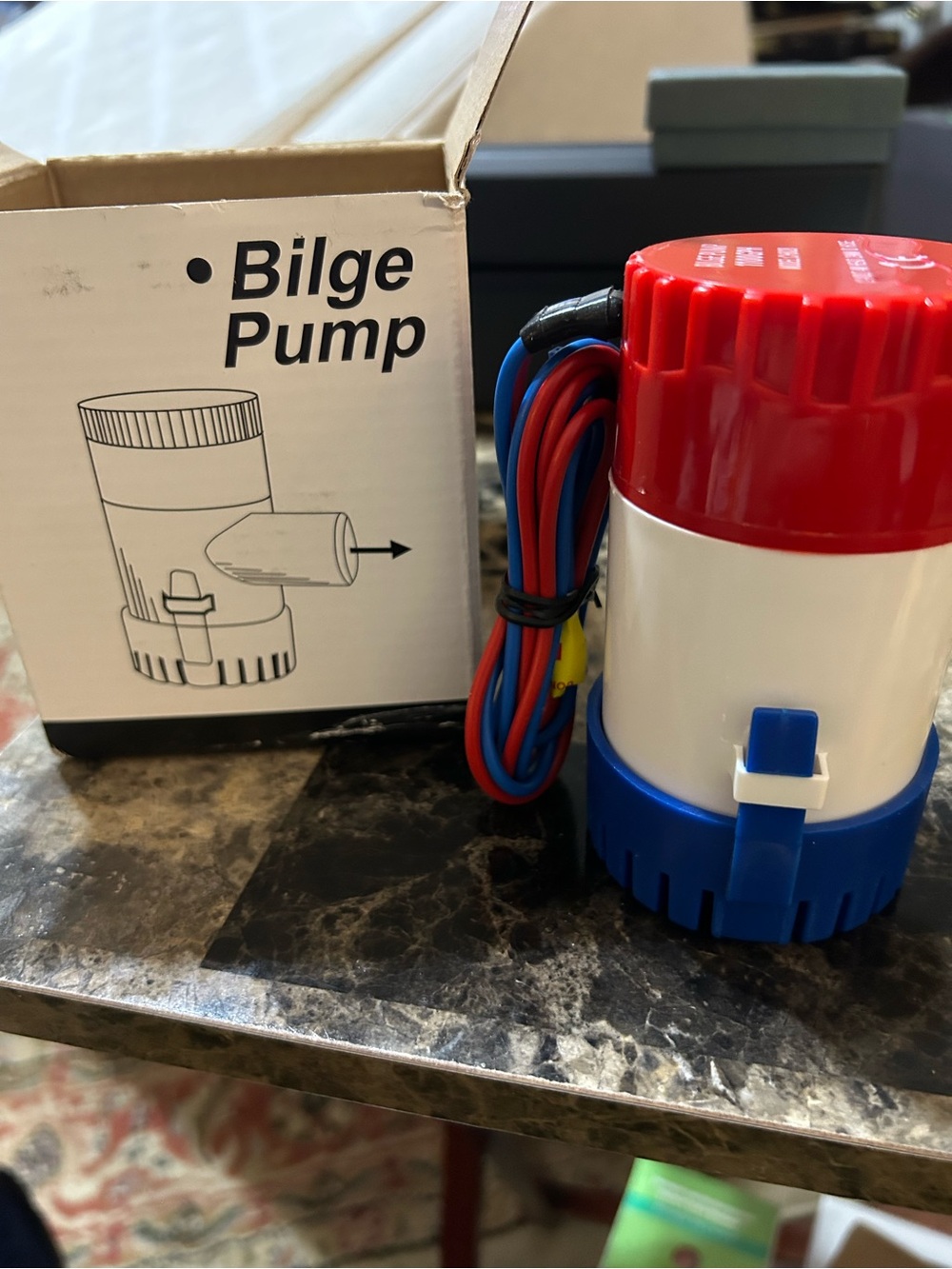 Submersible Bilge Pump - Black